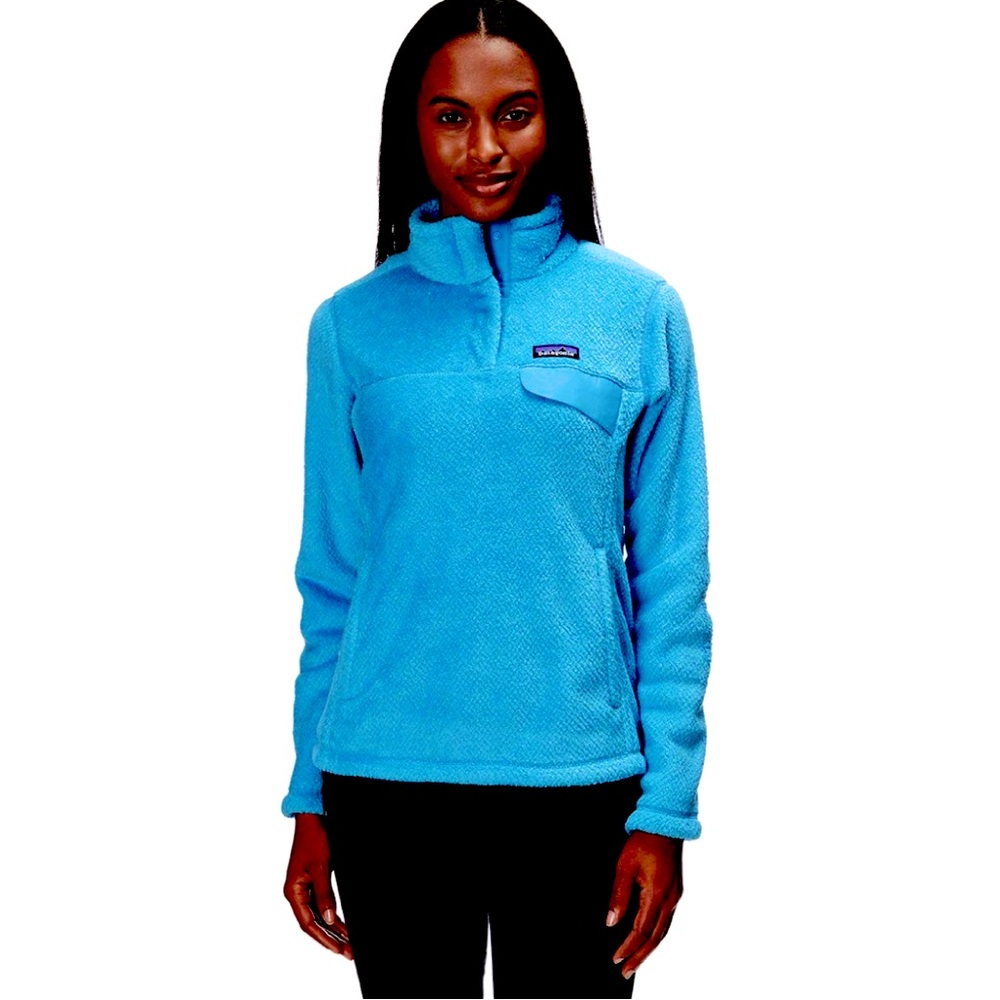 Patagonia Retool Snap Closure Fleece Light Blue Small‎
